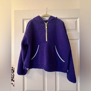 Half Zip Sherpa Pullover